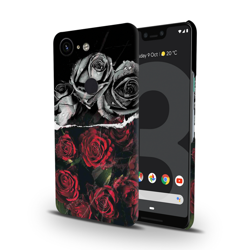 Dark Roses Printed Slim Cases and Cover for Pixel 3