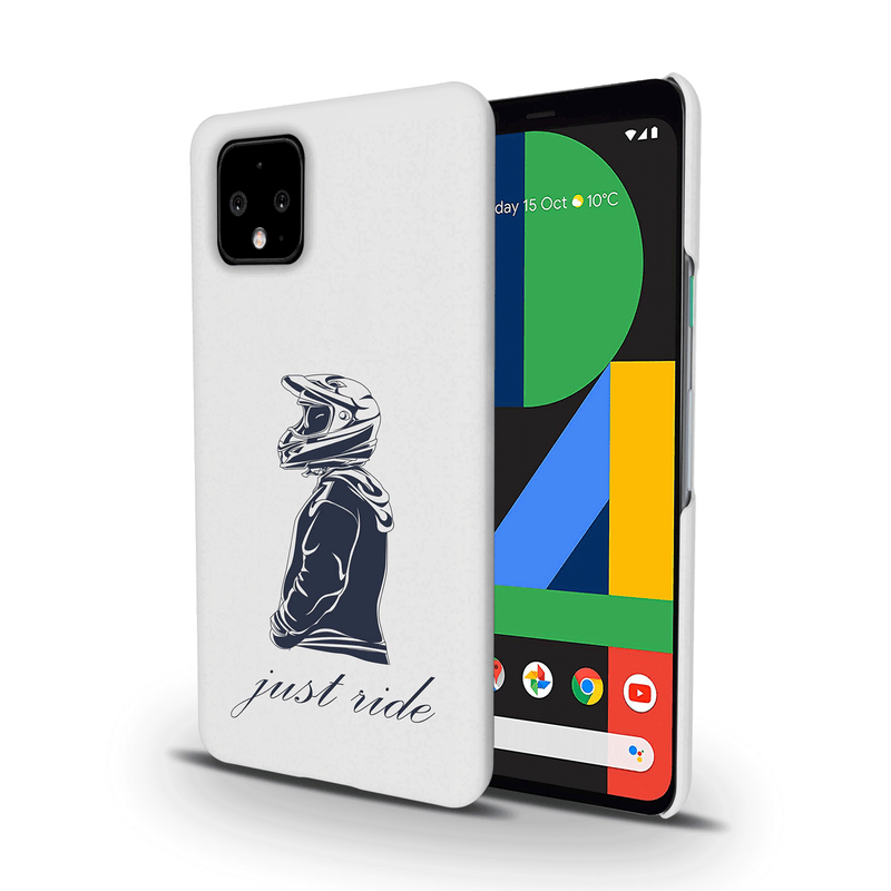 Just Ride Printed Slim Cases and Cover for Pixel 4