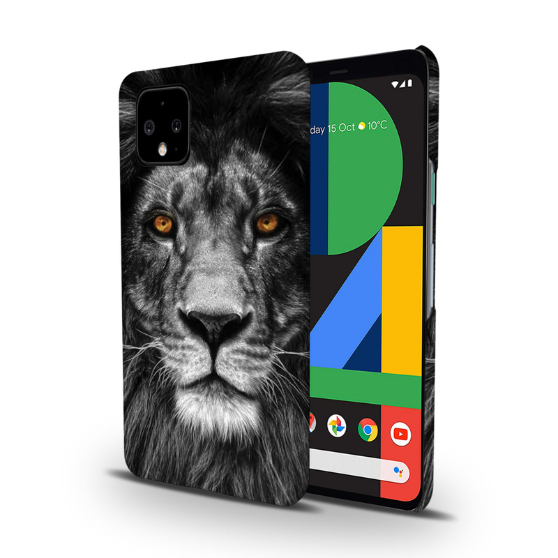 Lion Face Printed Slim Cases and Cover for Pixel 4