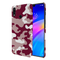 Maroon and White Camouflage Printed Slim Cases and Cover for Redmi Note 7 Pro