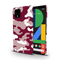 Maroon and White Camouflage Printed Slim Cases and Cover for Pixel 4