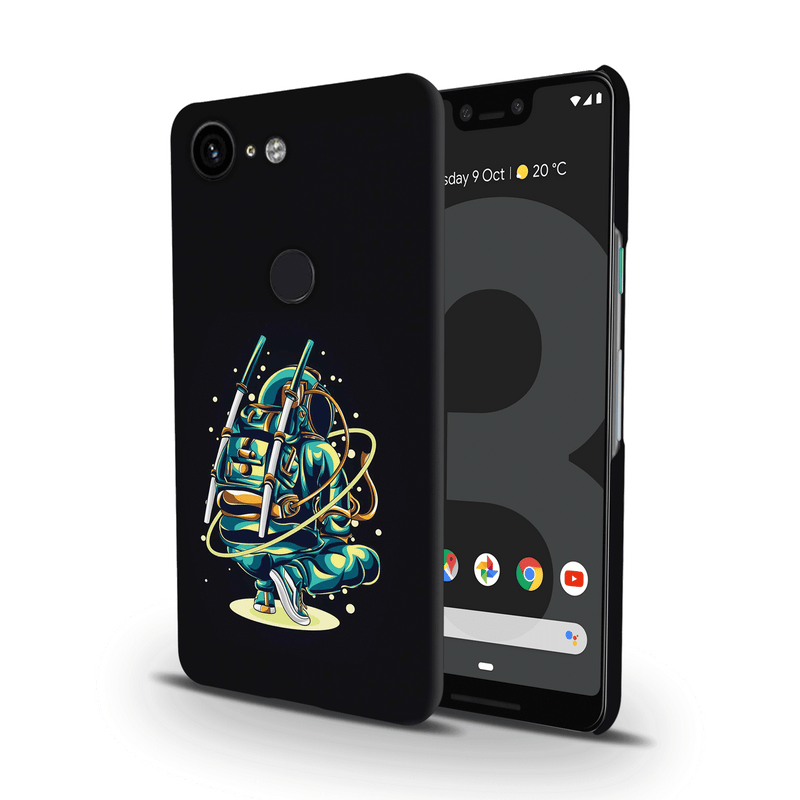 Ninja Astronaut Printed Slim Cases and Cover for Pixel 3 XL
