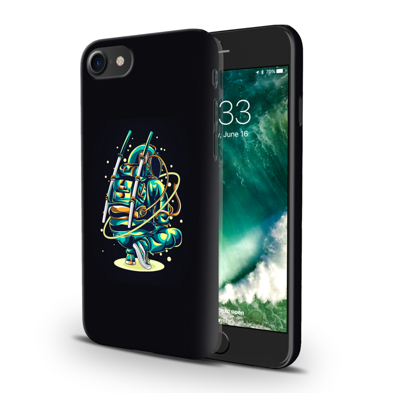 Ninja Astronaut Printed Slim Cases and Cover for iPhone 7