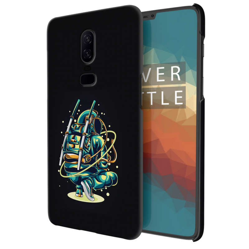 Ninja Astronaut Printed Slim Cases and Cover for OnePlus 6
