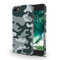Olive Green and White Camouflage Printed Slim Cases and Cover for iPhone 7