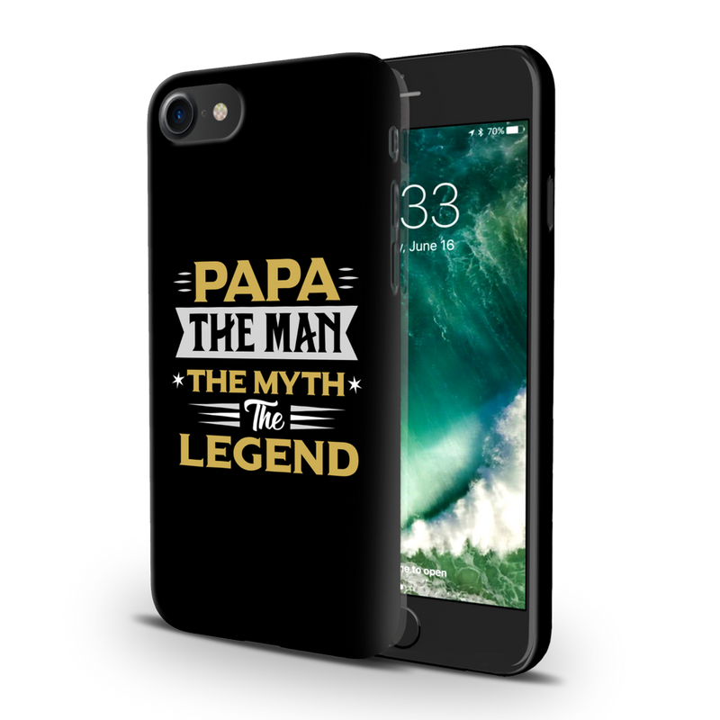 Papa the legend Printed Slim Cases and Cover for iPhone 8