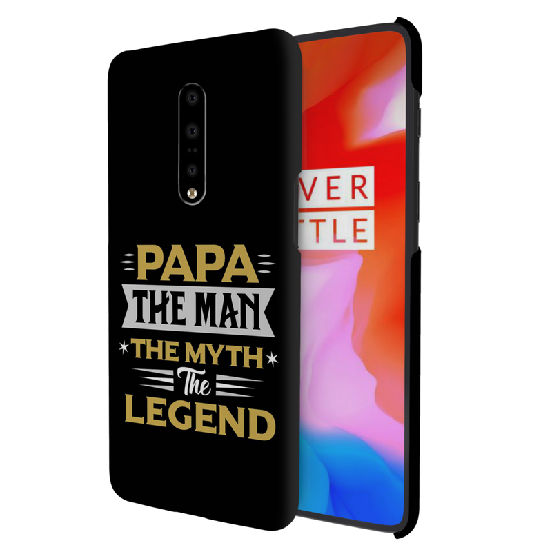 Papa the legend Printed Slim Cases and Cover for OnePlus 7 Pro