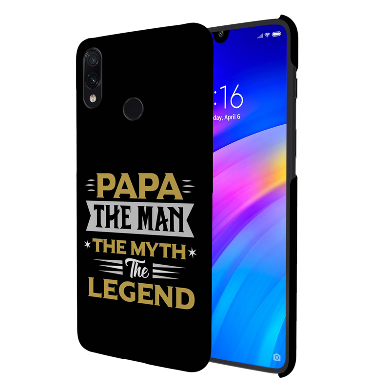 Papa the legend Printed Slim Cases and Cover for Redmi Note 7 Pro