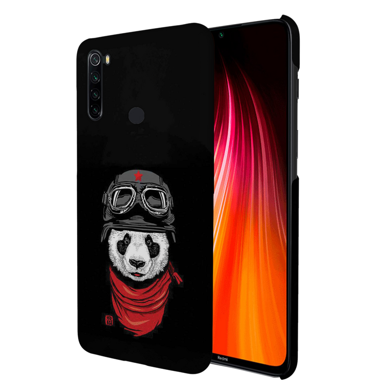 Rider Panda Printed Slim Cases and Cover for Redmi Note 8