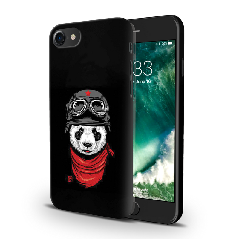 Rider Panda Printed Slim Cases and Cover for iPhone 8