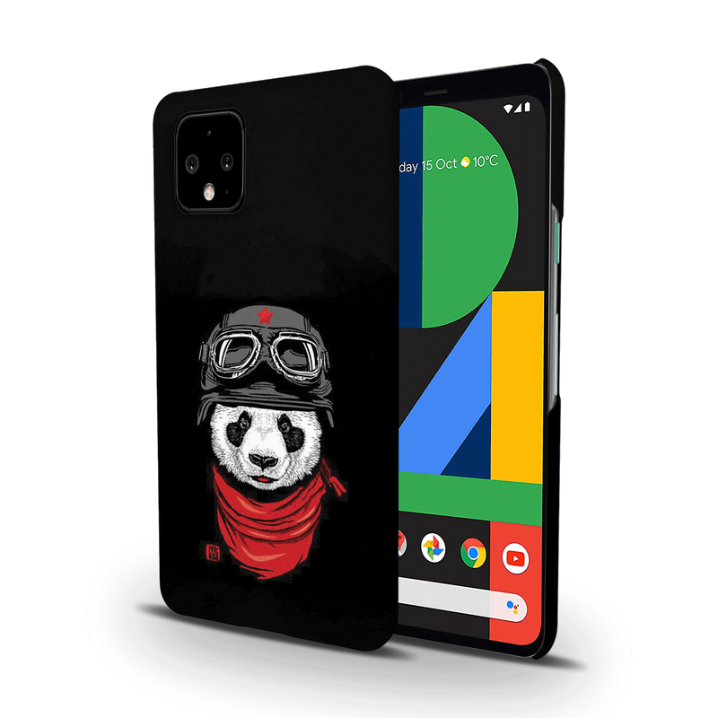 Rider Panda Printed Slim Cases and Cover for Pixel 4