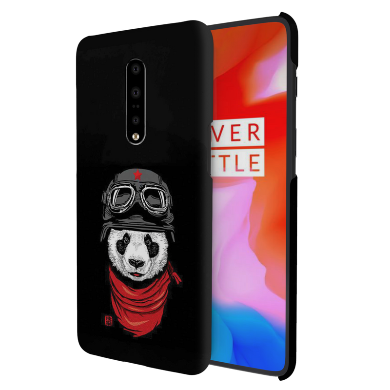 Rider Panda Printed Slim Cases and Cover for OnePlus 7 Pro