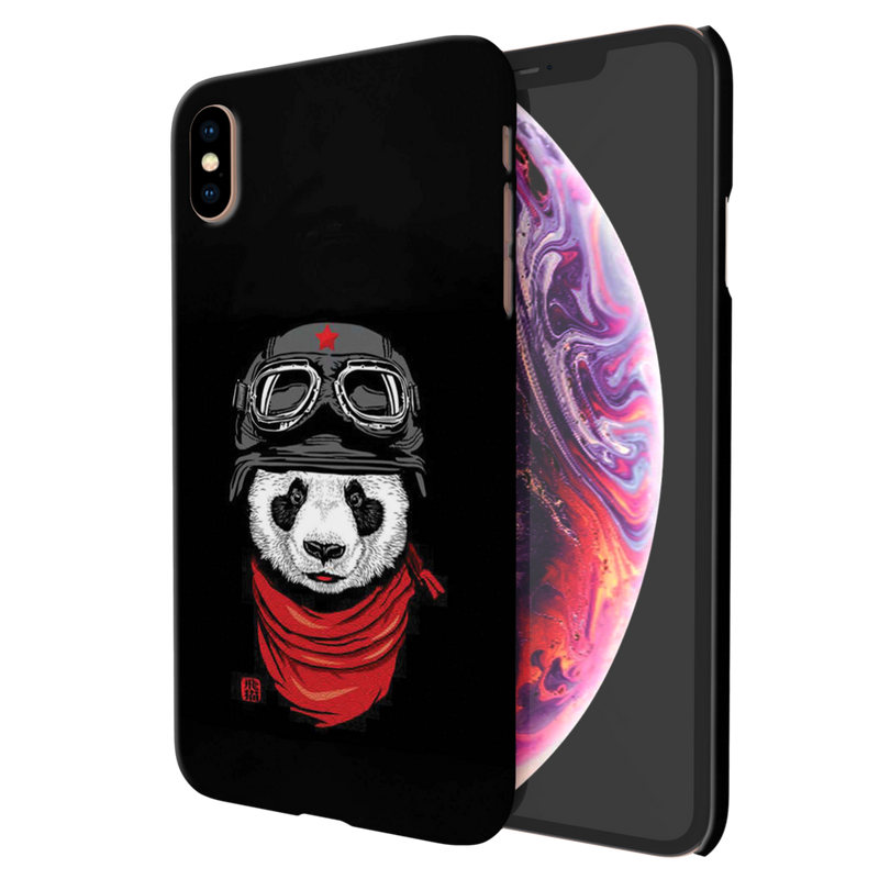 Rider Panda Printed Slim Cases and Cover for iPhone XS Max