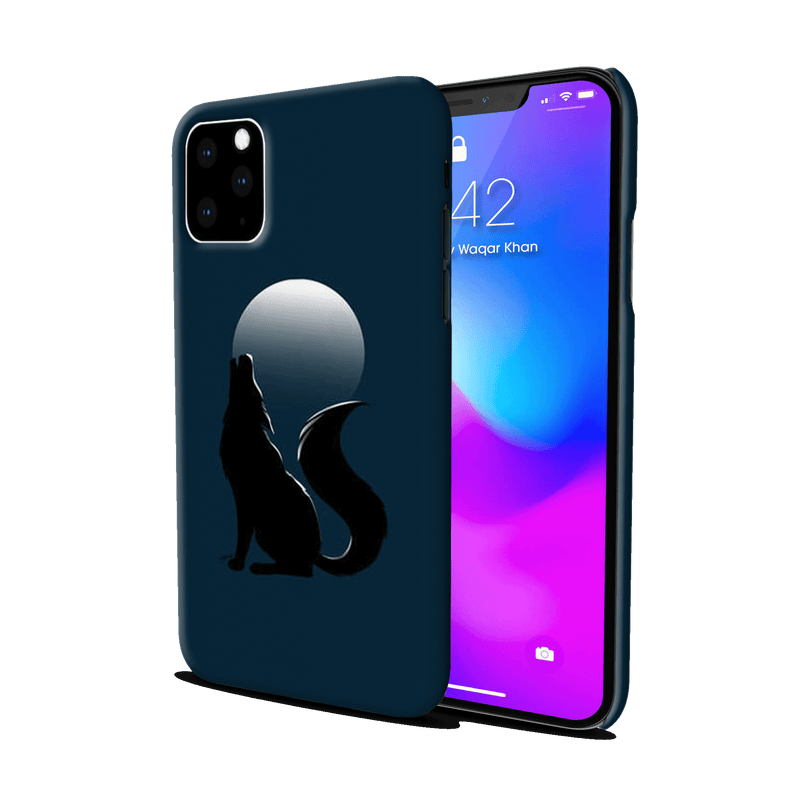 Wolf howling Printed Slim Cases and Cover for iPhone 11 Pro