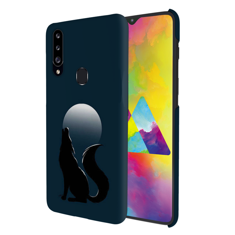 Wolf howling Printed Slim Cases and Cover for Galaxy A20S