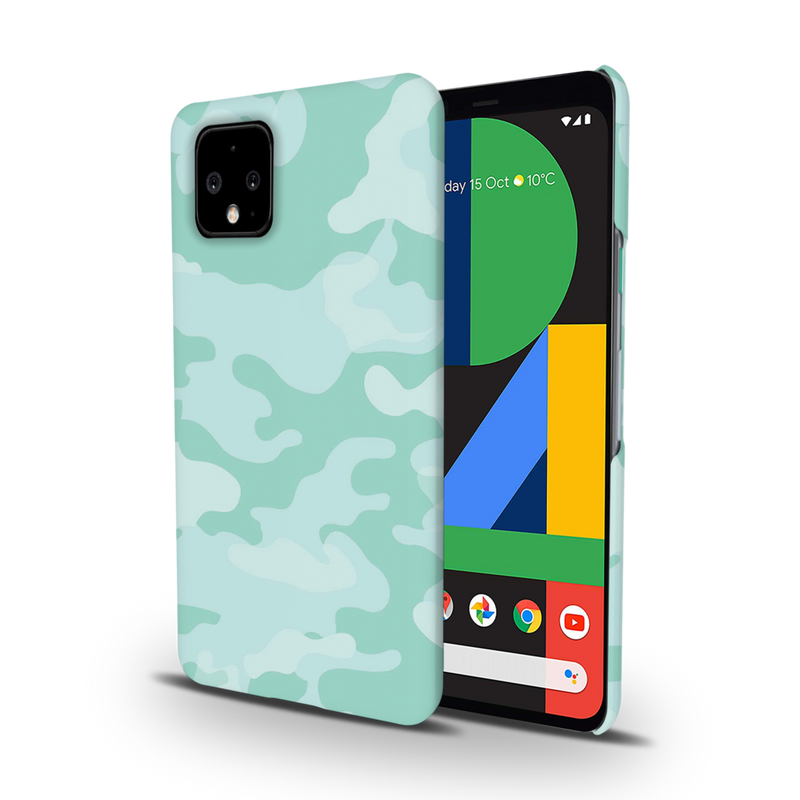 Xteal and White Printed Slim Cases and Cover for Pixel 4