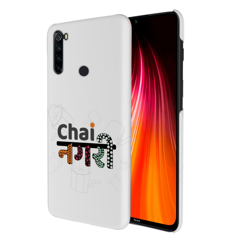 Chai Nagri Printed Slim Cases and Cover for Redmi Note 8