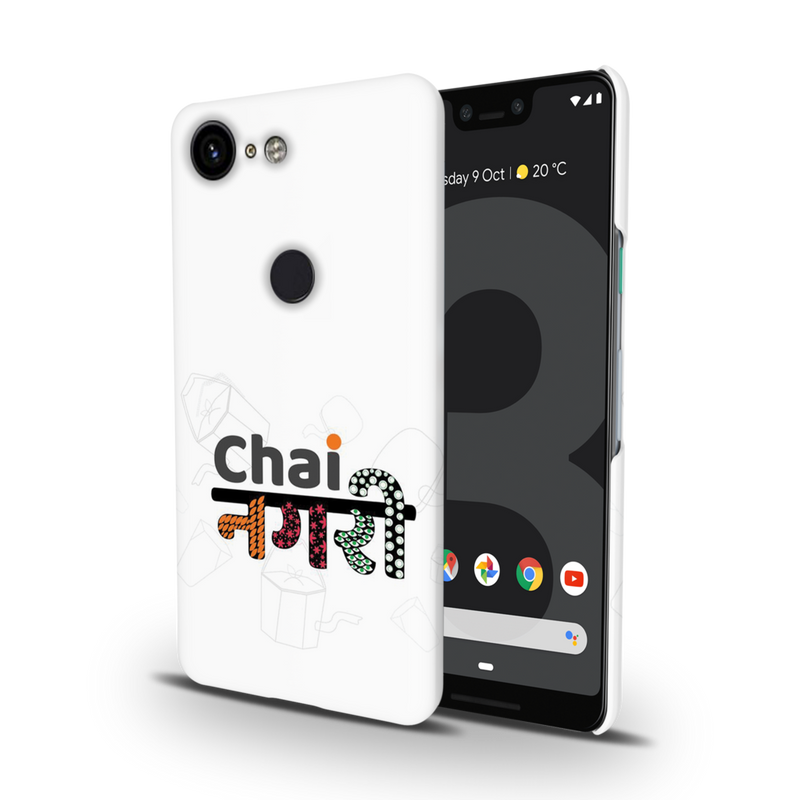 Chai Nagri Printed Slim Cases and Cover for Pixel 3