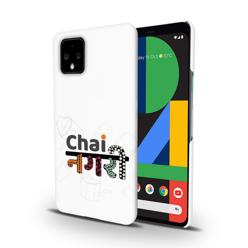 Chai Nagri Printed Slim Cases and Cover for Pixel 4