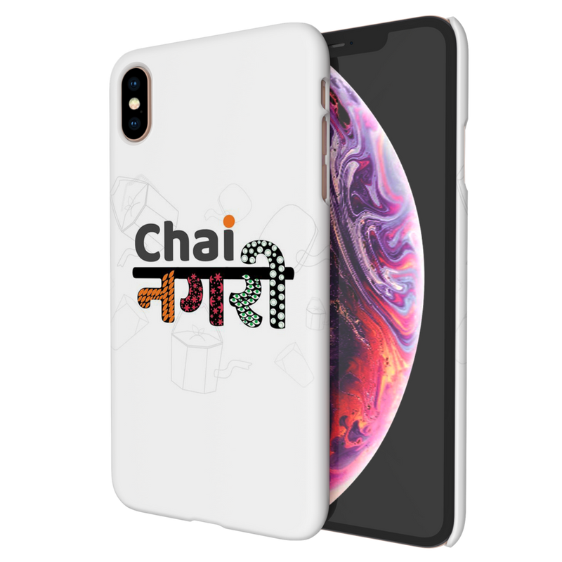 Chai Nagri Printed Slim Cases and Cover for iPhone XS Max