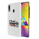 Chai Nagri Printed Slim Cases and Cover for Galaxy A20