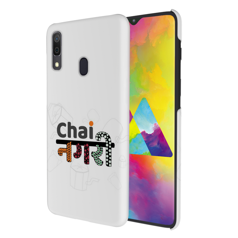 Chai Nagri Printed Slim Cases and Cover for Galaxy A20