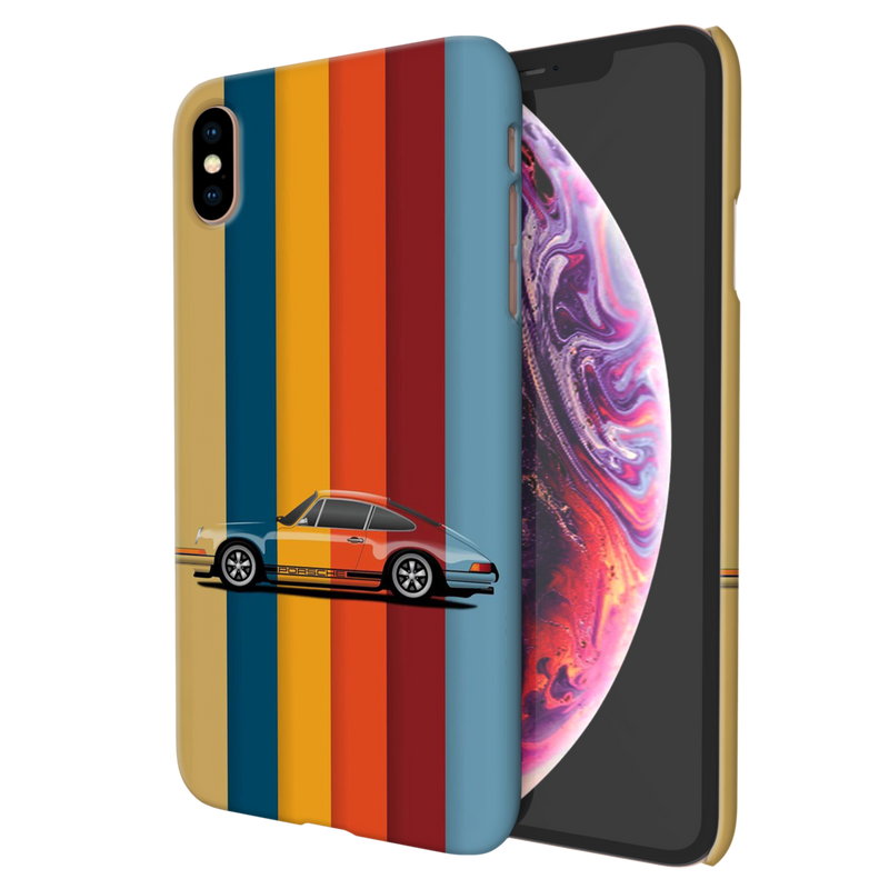 Vintage car Printed Slim Cases and Cover for iPhone XS Max