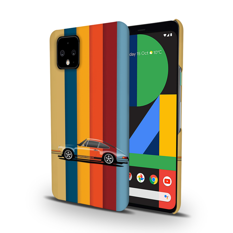 Vintage car Printed Slim Cases and Cover for Pixel 4