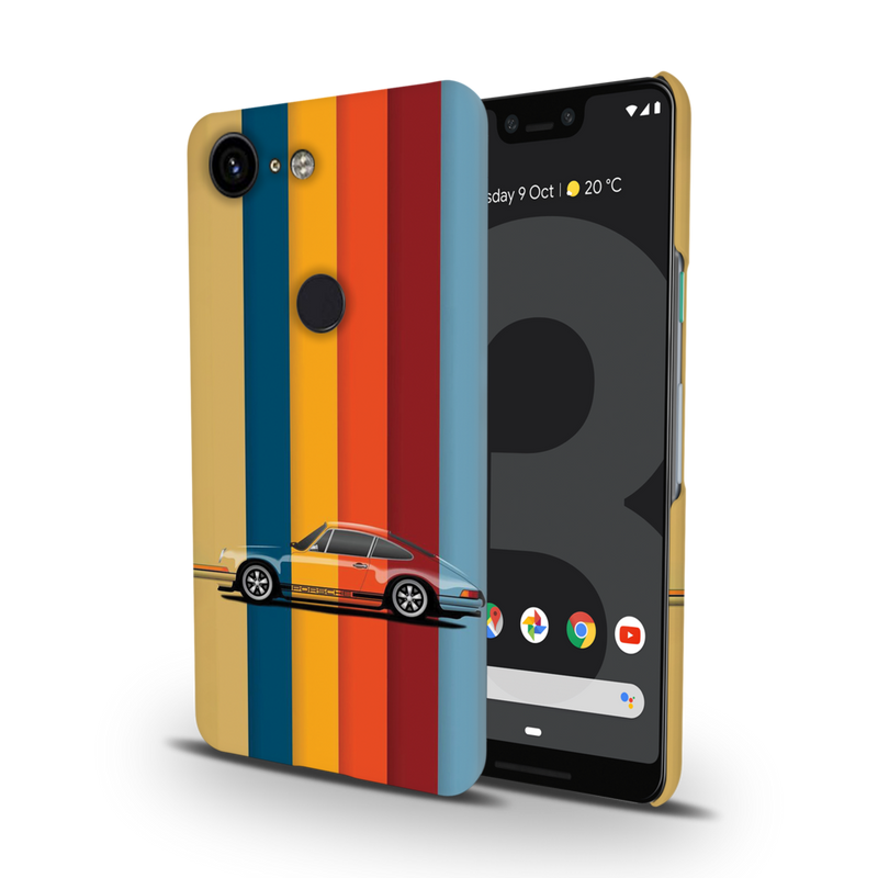 Vintage car Printed Slim Cases and Cover for Pixel 3
