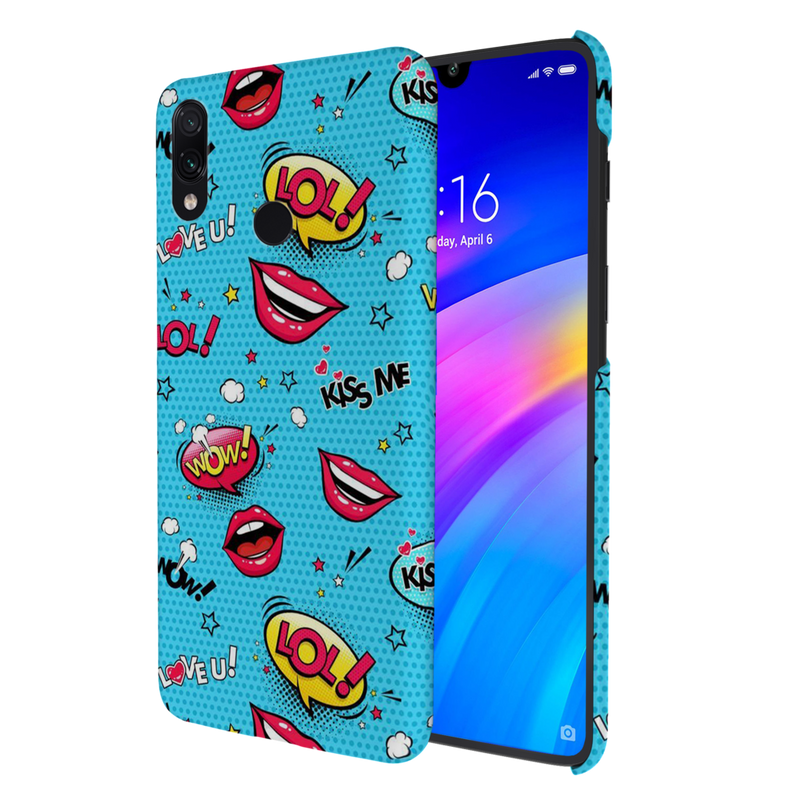 Kiss me Printed Slim Cases and Cover for Redmi Note 7 Pro