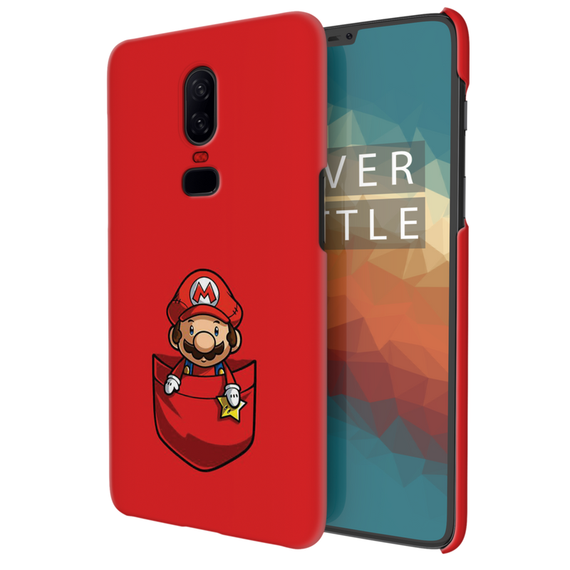 Mario Printed Slim Cases and Cover for OnePlus 6