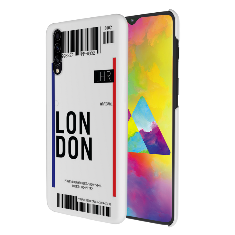 London Ticket Printed Slim Cases and Cover for Galaxy A50