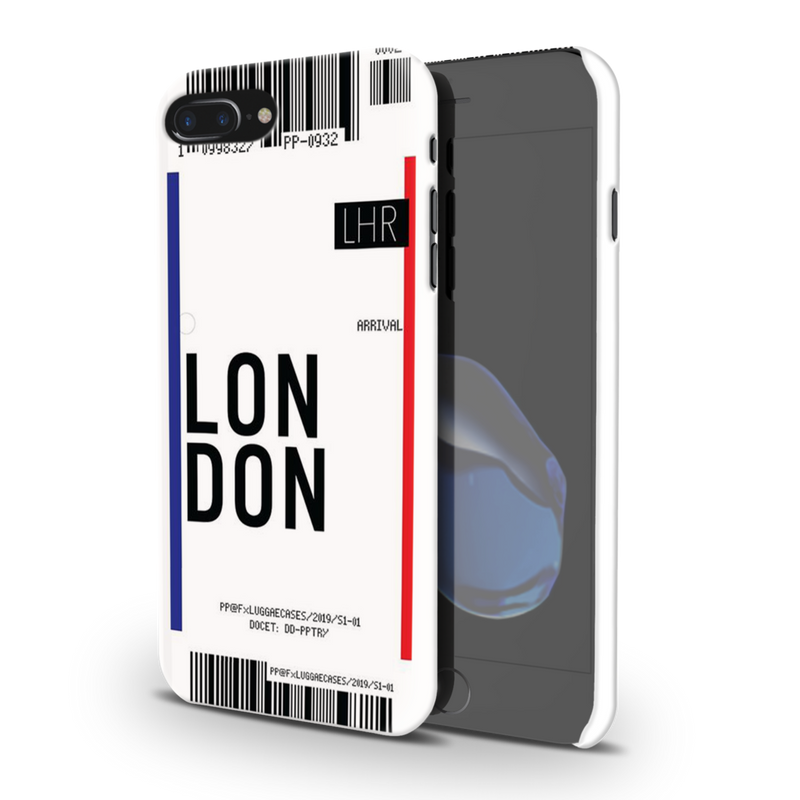 London Ticket Printed Slim Cases and Cover for iPhone 8 Plus