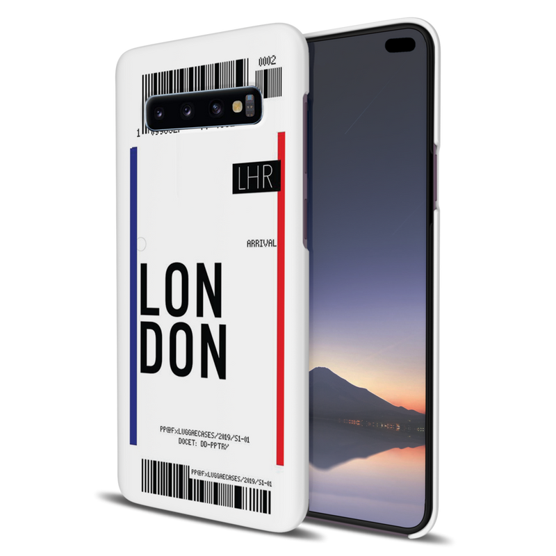 London Ticket Printed Slim Cases and Cover for Galaxy S10