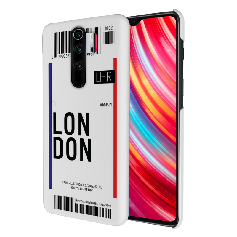 London Ticket Printed Slim Cases and Cover for Redmi Note 8 Pro