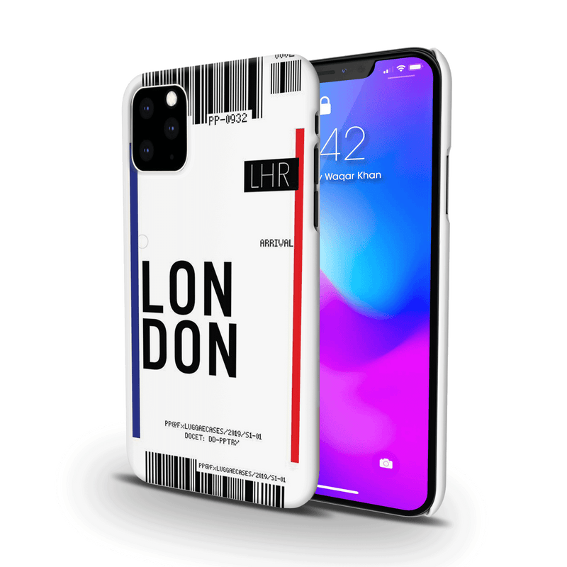 London Ticket Printed Slim Cases and Cover for iPhone 11 Pro