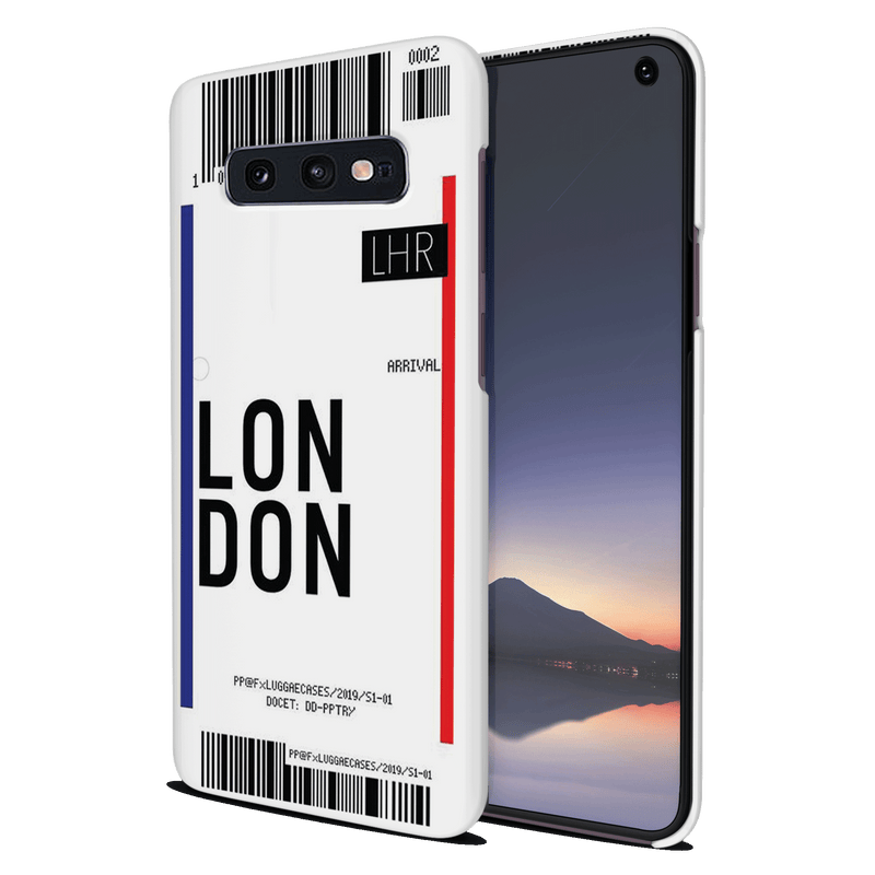London Ticket Printed Slim Cases and Cover for Galaxy S10E