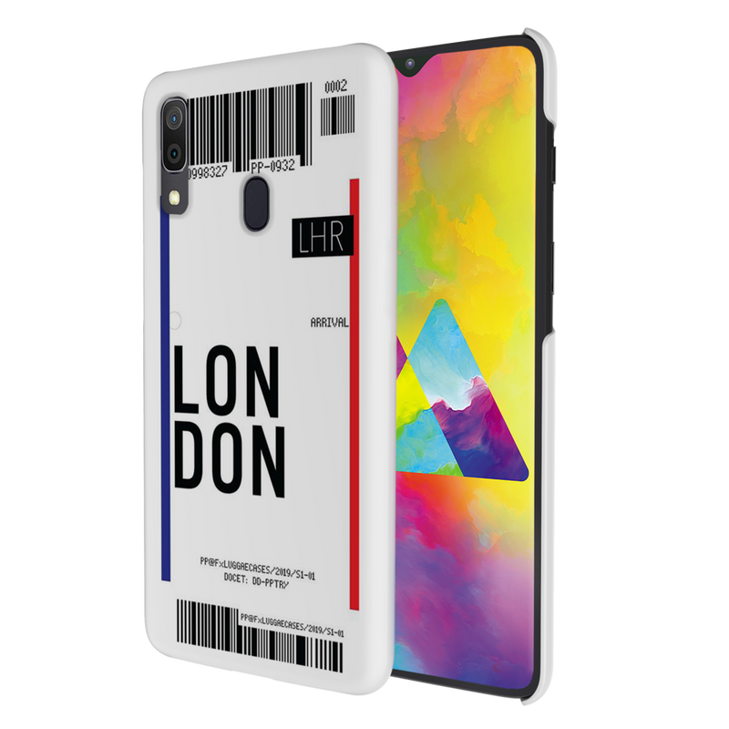 London Ticket Printed Slim Cases and Cover for Galaxy A30