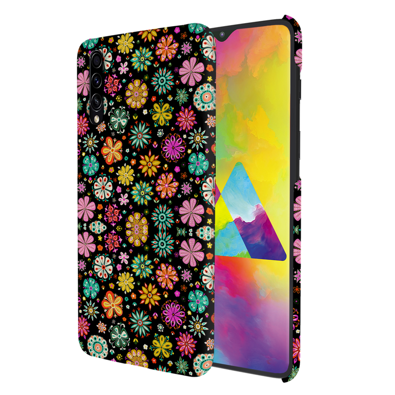 Night Florals Printed Slim Cases and Cover for Galaxy A70