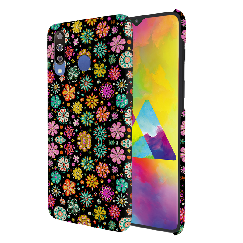 Night Florals Printed Slim Cases and Cover for Galaxy M30