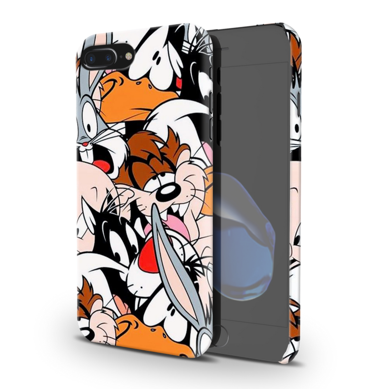 Looney Toons pattern Printed Slim Cases and Cover for iPhone 8 Plus
