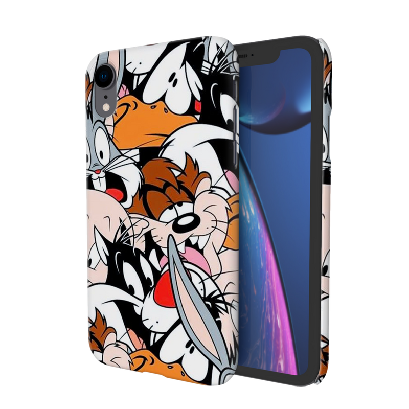 Looney Toons pattern Printed Slim Cases and Cover for iPhone XR