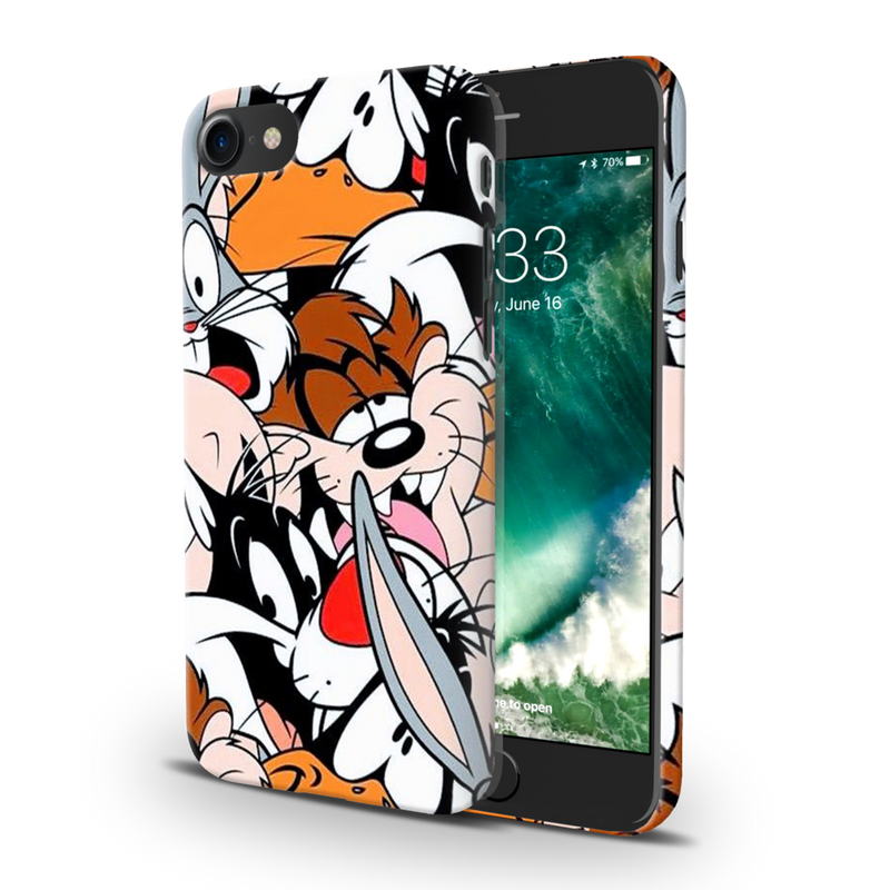 Looney Toons pattern Printed Slim Cases and Cover for iPhone 8