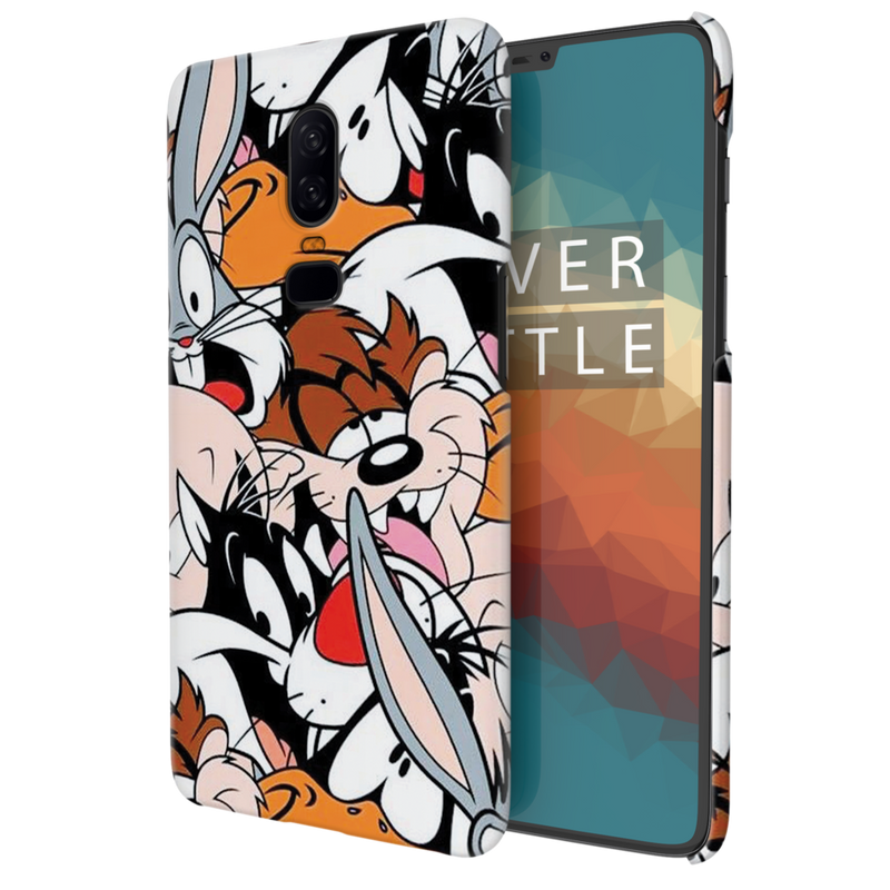 Looney Toons pattern Printed Slim Cases and Cover for OnePlus 6
