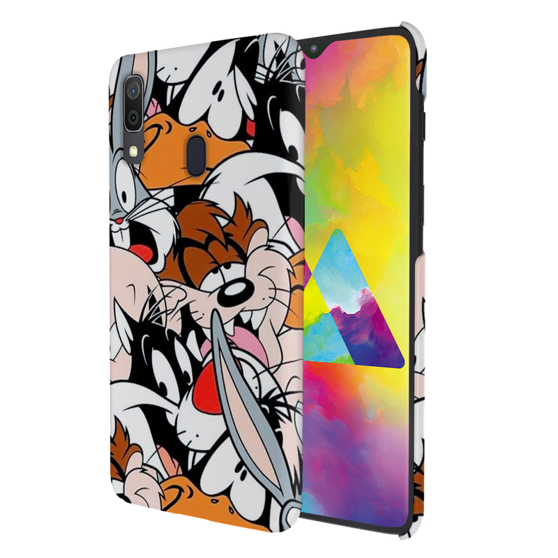 Looney Toons pattern Printed Slim Cases and Cover for Galaxy A30