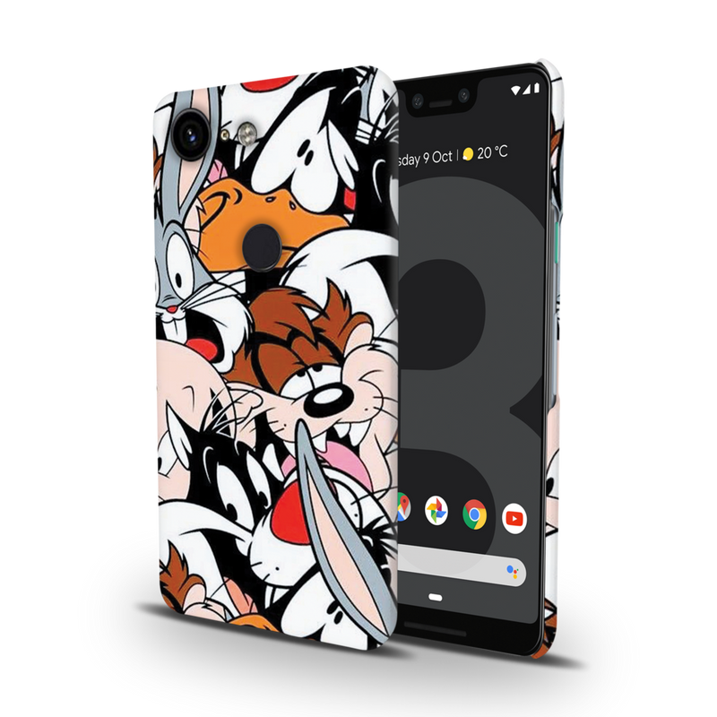 Looney Toons pattern Printed Slim Cases and Cover for Pixel 3