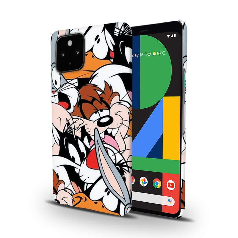 Looney Toons pattern Printed Slim Cases and Cover for Pixel 4A