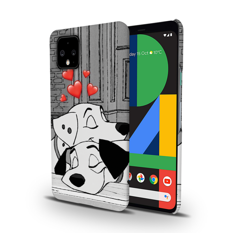 Dogs Love Printed Slim Cases and Cover for Pixel 4