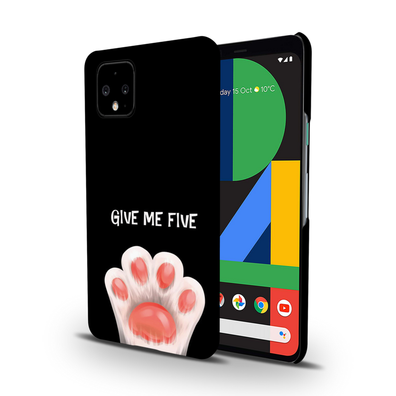 Give me five Printed Slim Cases and Cover for Pixel 4