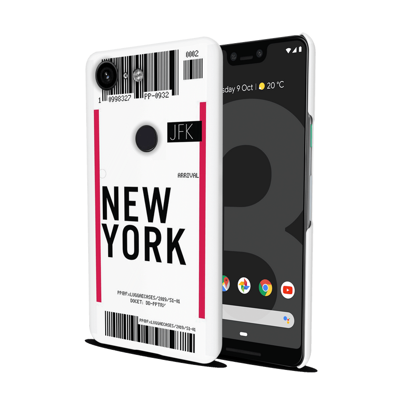 New York ticket Printed Slim Cases and Cover for Pixel 3 XL